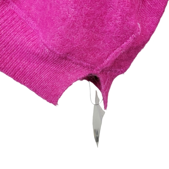 Free People Praline Cozy Henley Sweater Size S Pink Rose Hoodie Wool Alpaca NWOT - Picture 8 of 11